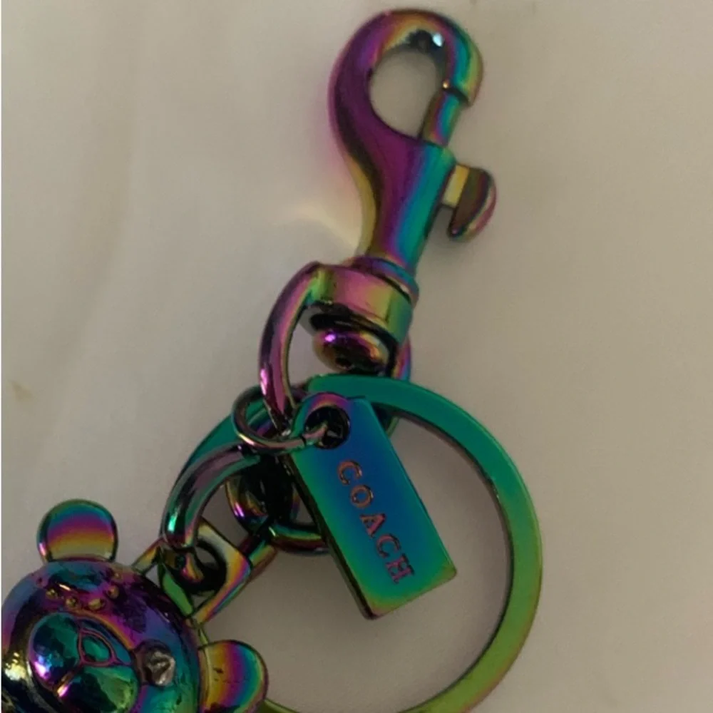 Coach Holograpic /Multicolor Bear Keychain